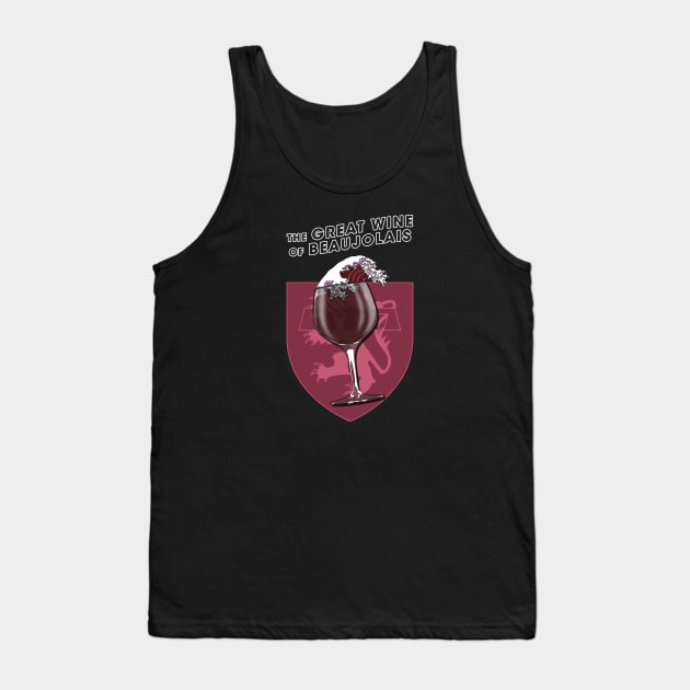 Beaujolais French wine Tank Top by TMBTM